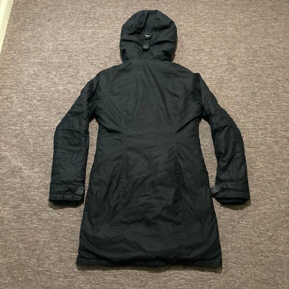 Aritzia TNA The Summit Parka Women's Small Black Winter Coat Hooded 700+ Fill - Picture 2 of 12